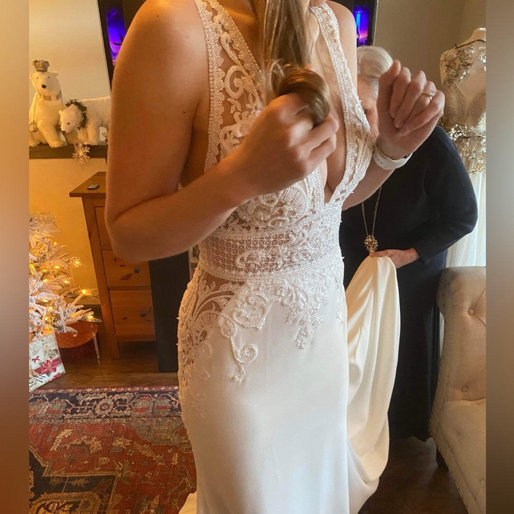 Designer Wedding Dress - Picture 4 of 11